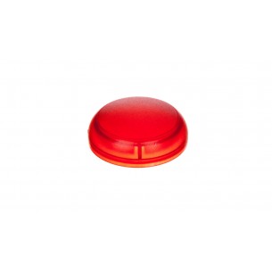 Soczewka lampki 22mm płaska czerwona M22XLR 216454