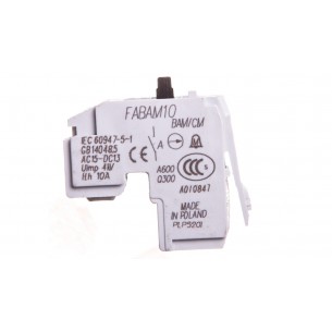 Styk alarmowy 1Z zadziałania mechanizmu |do wyłączników FE, FG| FABAM10 432003