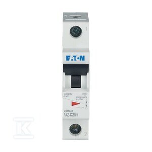 FAZ-C25/1 WYŁ.NMP. 1-POLE, IN=25A
