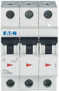 FAZ-C50/3 WYŁ.NMP. 3-POLE, IN=50A