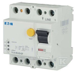 WYŁ.RÓŻN-PRĄD.10KA,40A.FRCDM-40/4/03