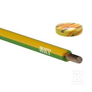 H07V-K 1G4 ZIELONO-ŻÓŁTY 100M