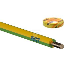 H07V-U 1G6 ZIELONO-ŻÓŁTY 100M