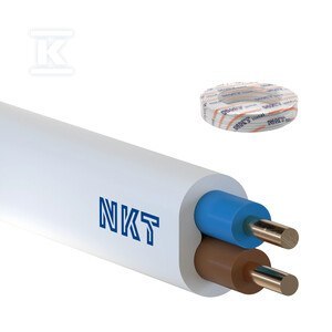NKT INSTAL YDYP 2X1,5 BIAŁY 100M