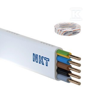 NKTINSTAL YDYPŻO 5X2,5 BIAŁY 100M